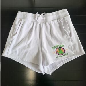 Vintage White Rugrat themed shorts - Reptar - Size XL